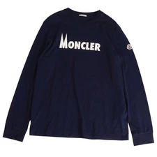 Moncler T-shirt 2023 Top Long Sleeve Cotton Mens XL Navy Used MOLO-0