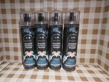 4 PACK Bath  Body Works Wicked Vanilla Woods Fine Fragrance Mist NEW FREE SHIP