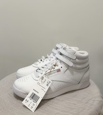 Reebok Classic F/S Hi Womens White Leather Mi...