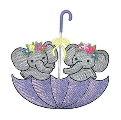Nature Weaved in Threads, Amazing Baby Animal Kingdom [Umbrella Elephants] [Cust