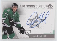 2013-14 SP Authentic Sign of the Times Alex Goligoski #SOT-AG Auto 1o3