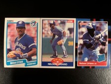 NELSON LIRIANO 1987-1990 Baseball Cards - BLUE JAYS