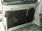 Reimo waste water tank 27L VW T5/T6 - space-saving behind driver's door