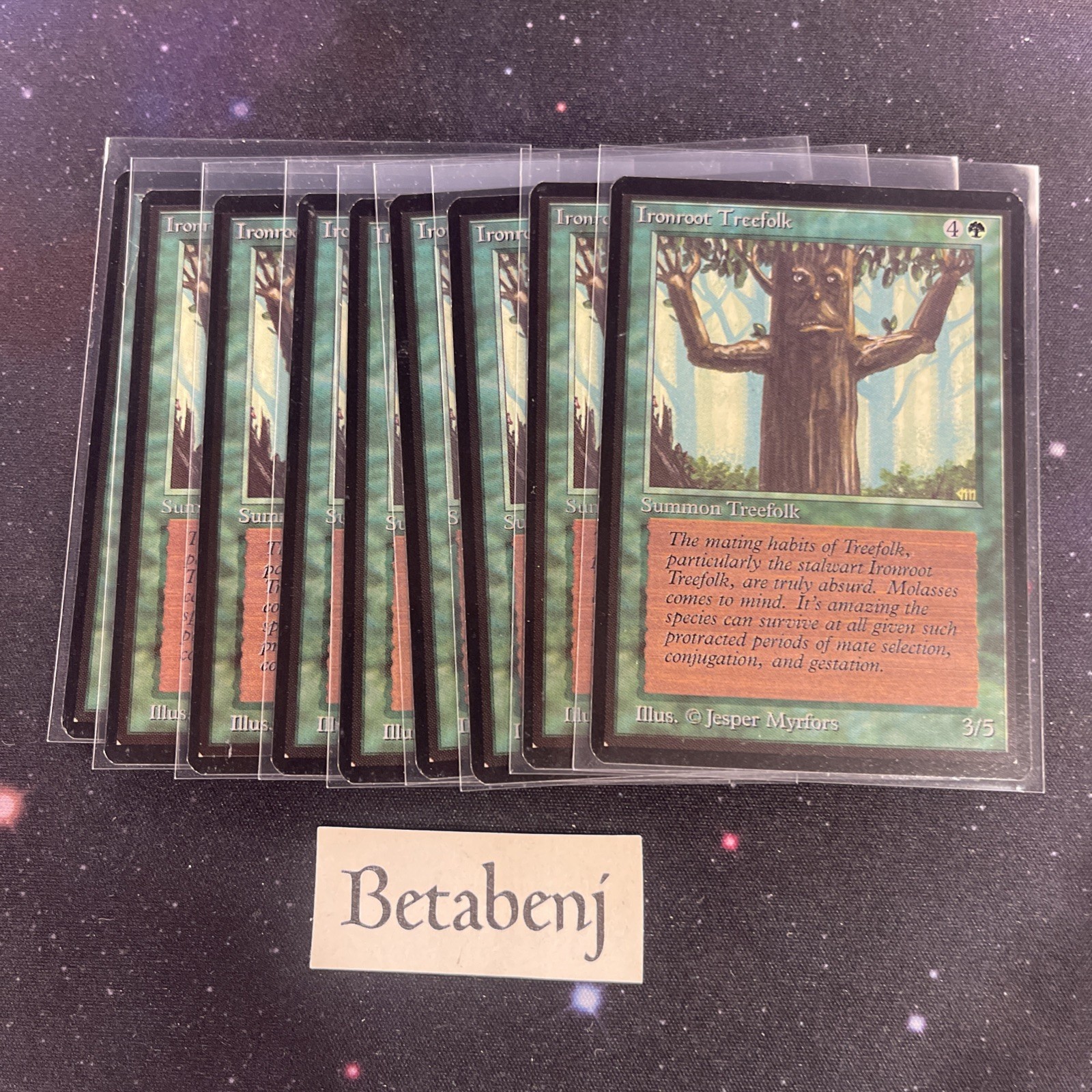 1x MTG Beta Ironroot Treefolk from Estate Collection