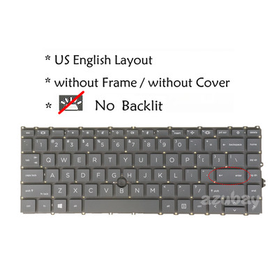 US English Keyboard For HP ZBook Firefly 14 G7 / G8, Dev One, L87609-/ M07089-