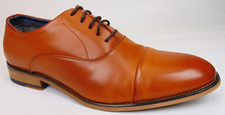 Bruno Marc Men's Louis-2 Cap Toe Oxford Dres Brown Shoes, Men's Size 10.5 M
