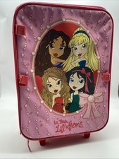 Lil 'Bratz Suit Case Pink Red Rolling Travel Bag Y2k