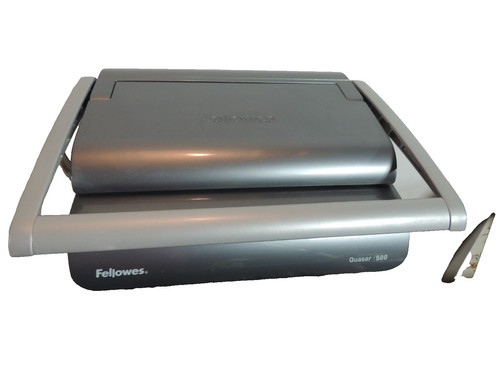 Fellowes Quasar  500 Sheet Manual Business Comb Binder + Supplies CRC 52168