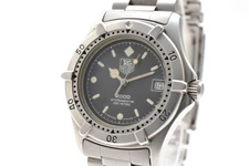 [NEAR MINT] TAG HEUER 962.013R Professional 200M Date Quartz Black Dial Womens