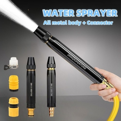 #ad #ad Portable High Pressure Water Gun Car Wash Nozzle Adjustable Direct Spray Hose $9.99
