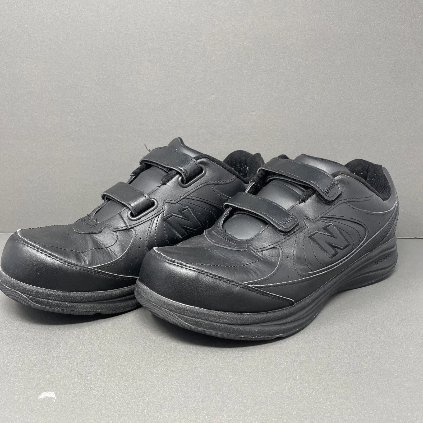 Scarpe comode da passeggio New Balance da uomo 577 in pelle nera SL 2 taglia 10 larghe 4E