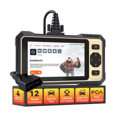 THINKCAR THINKSCAN 662 OBD2 Scanner,Car Diagnostic Tool with Bidirectional Ac...