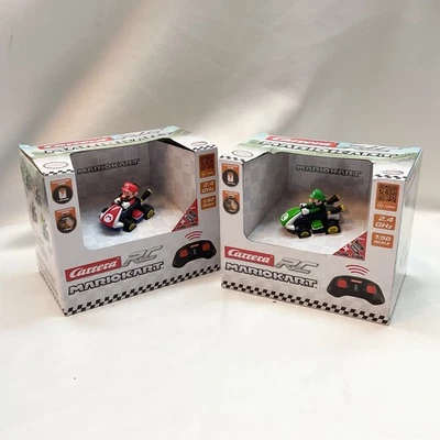 Carrera RC Mario Kart Mario & Luigi 2.4GHz Ready To Run Bundle NEW Open Box Cars - Image 1 of 4