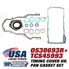 OEM Timing Cover Oil Pan Gasket For 00-11 Chevrolet GMC 4.8 5.3 5.7L 6.0L 6.2L