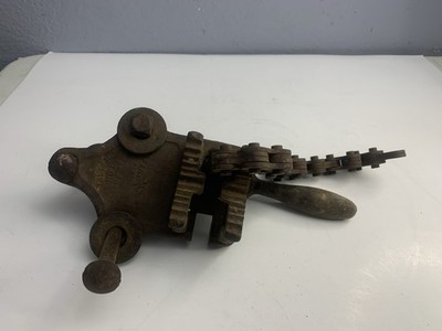 Vtg J. H. Williams Vulcan No. 1 Chain Pipe Vise 1/8  To 2  Capacity Made in USA