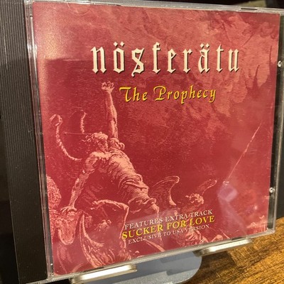 NOSFERATU CD THE PROPHECY 1995  Cleopatra    CLP 9507-2 Goth Rock