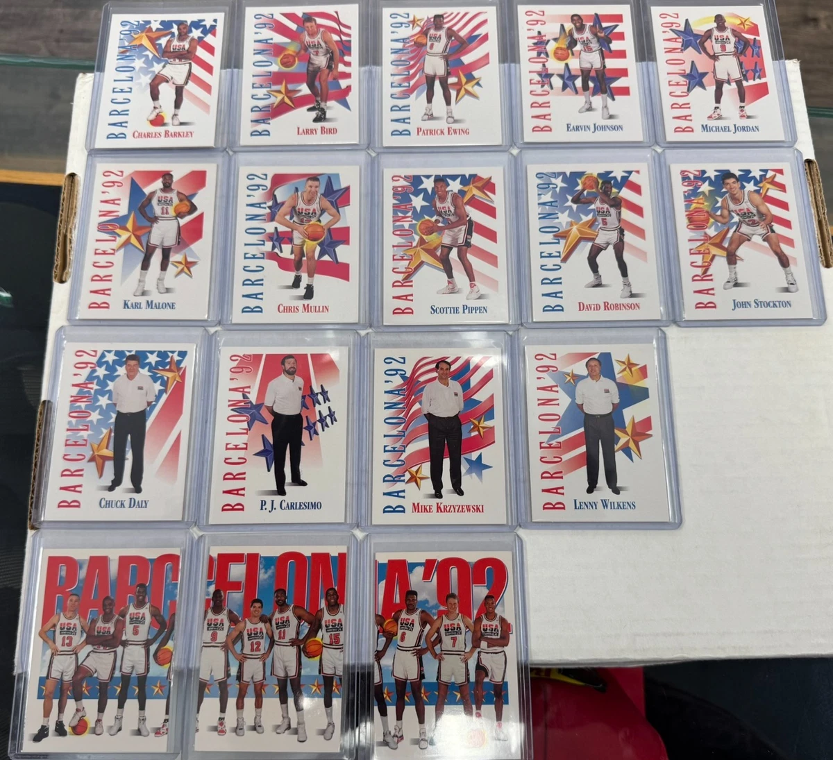Olympic Games Basketball Trading Cards Sports 1992 Year