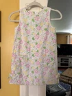 Vintage 1960s LILLY PULITZER Girls 8 Floral Shift Dress