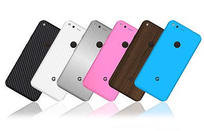 Texturierte Skin Aufkleber für Google Pixel / Pixel XL Decal Wrap Carbon Matt Leder