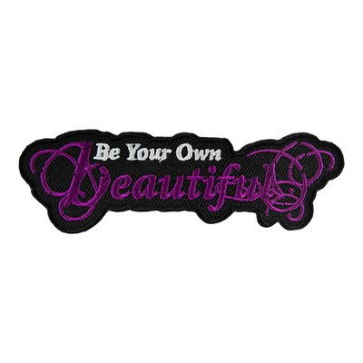 Be Your Own Beautiful Purple Patch, Ladies Sayings Patches