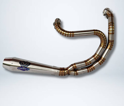 FXD 2-1 Stainless Steel Exhaust | Classic Dyna Super Glide 1995-2010 