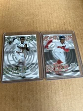 2019 Stadium Club WARP SPEED Francisco Lindor #WS-3 & Dee Gordon #WS-13 (b3)