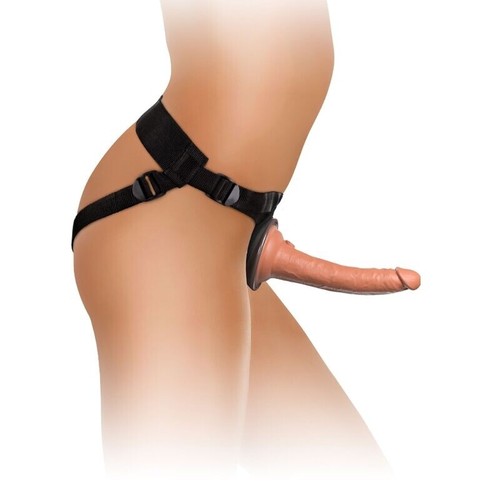 ARNÉS AJUSTABLE CON DILDO 17.8 CM ARNESES PEGGING STRAP-ON MUJER ✅DISCRETO 24H - Imagen 4 de 5