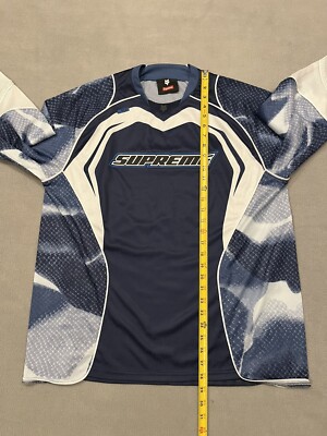 Fox Racing X Supreme Long Sleeve Jersey Blue Limited Edition