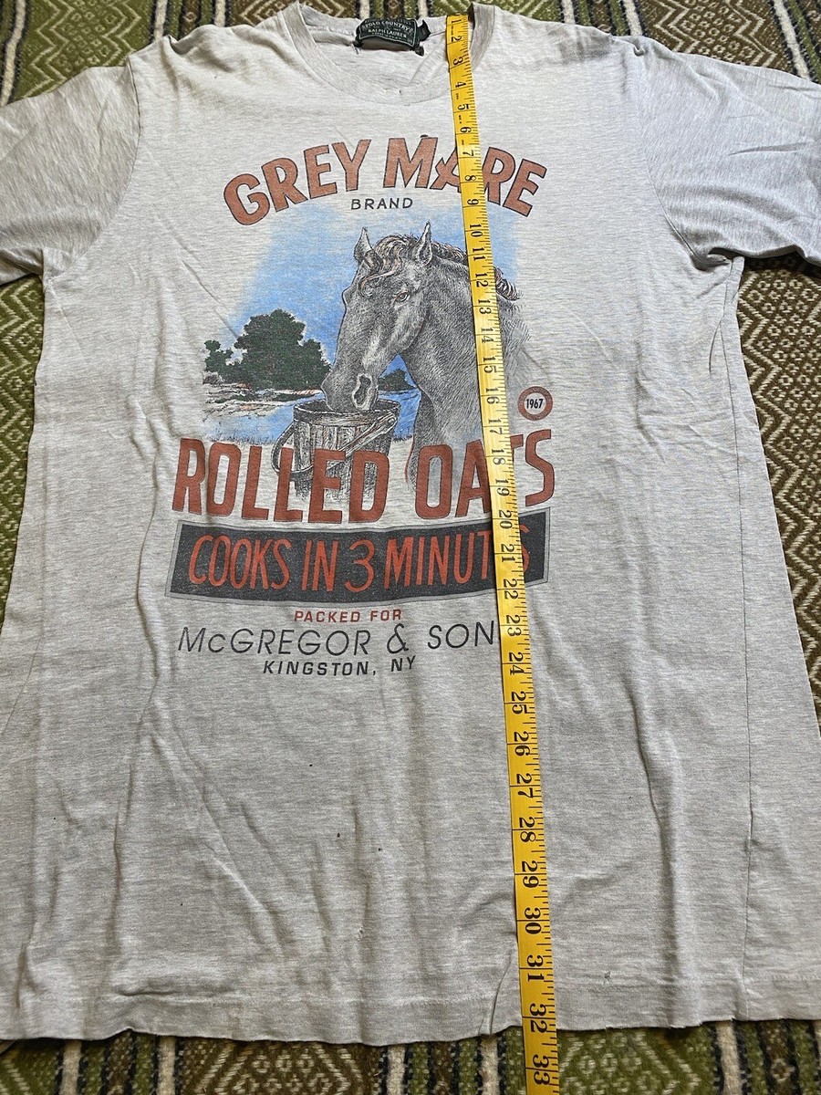Polo Country Grey Mare Rolled Oats Graphic T Shirt Polo Polo Country Grey Mare Rolled Oats Graphic T Shirt Polo