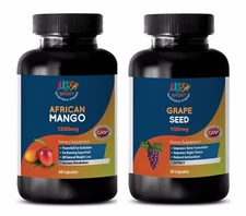 fat burner ultra - AFRICAN MANGO – GRAPE SEED EXTRACT COMBO 2B - african mango