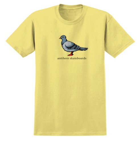 Anti Hero Skateboards Big Pigeon Cornsilk Men's Short Sleeve T-Shirt - LARGE