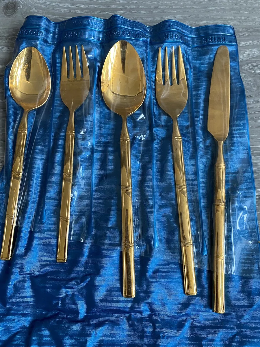 Vintage gold shop flatware