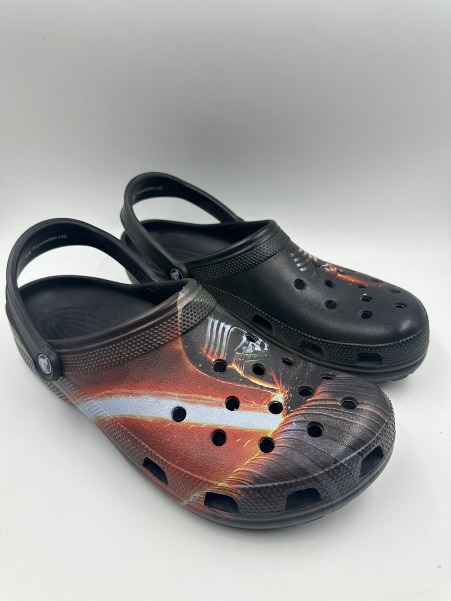 STAR WARS KYLO REN Crocs Men Size 13 The Force Awakens CLOGS  display picture 1