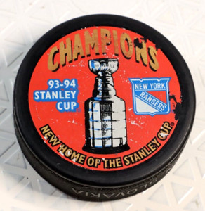 New York Rangers Fanatics Authentic 1994 Stanley Cup Championship Hockey Puck
