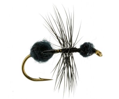 Fly Fishing Flies (Bass, Bream, Trout, Salmon, Sunfish) Fur Ant Black (6 flies)
