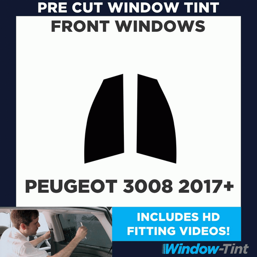 Pre Cut Car Window Tint for Peugeot 3008 2017+ Front Windows Car Tinting Film - Picture 2 of 10