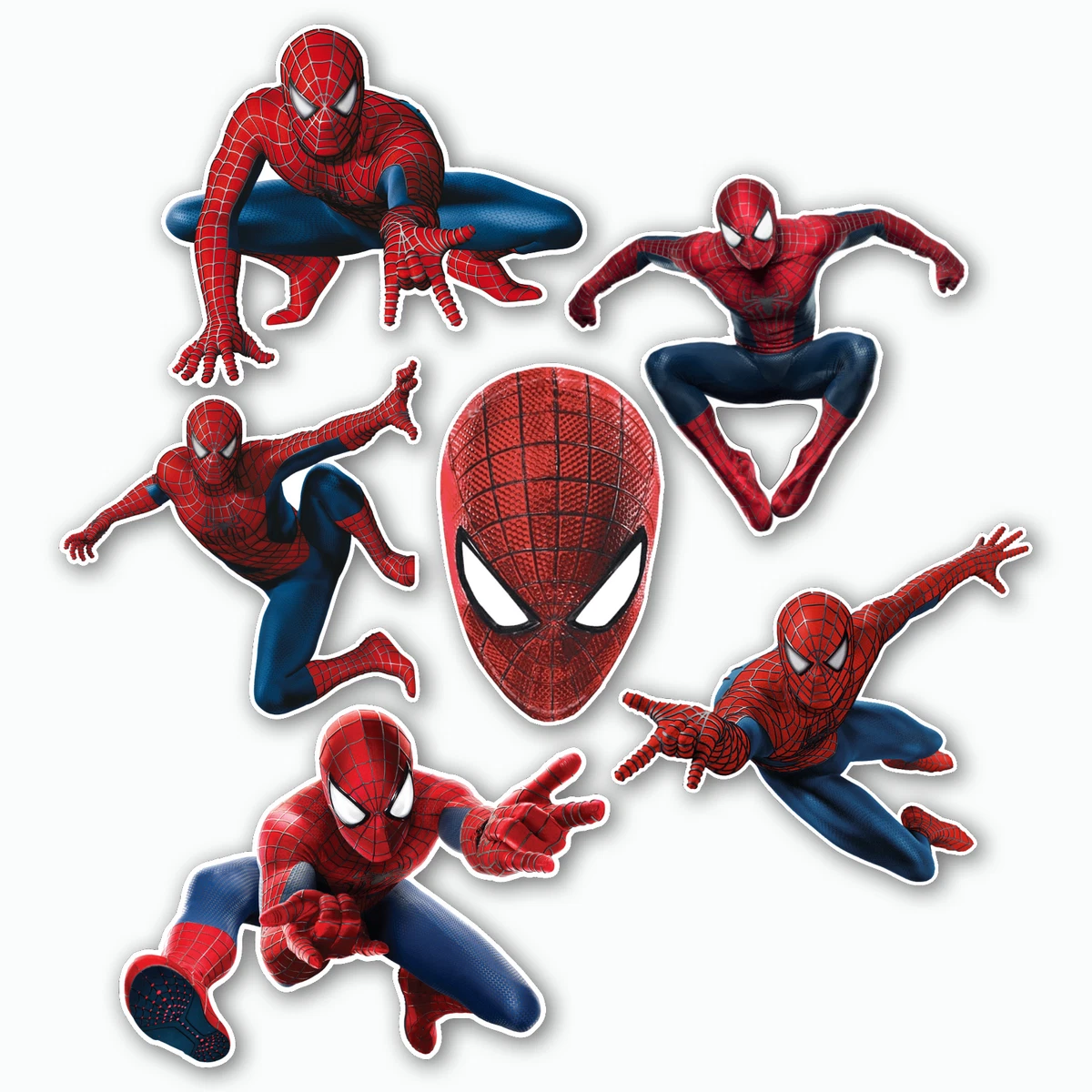 Spider man stickers theme set Vinyl Spiderman Sticker set for kids