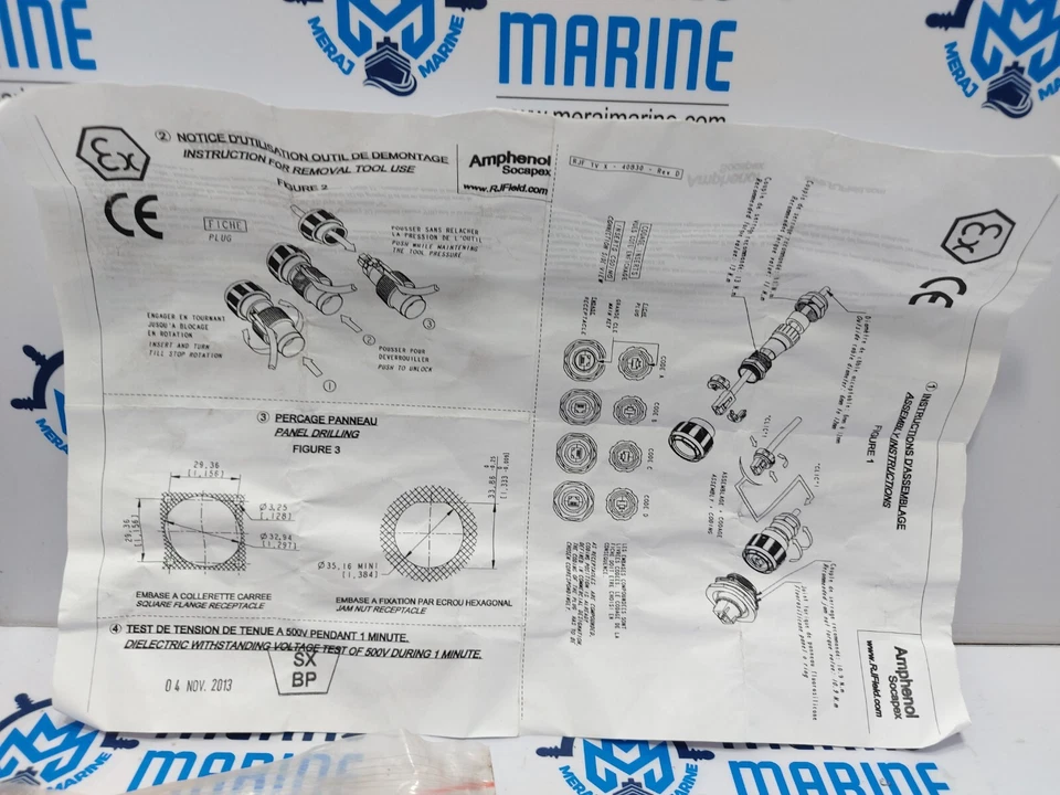 Amphenol Socapex RJFTVX2SA1N Series Female Connector - Image 2 of 4
