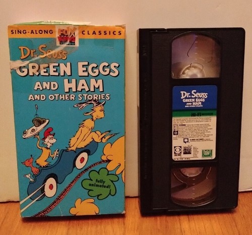 GREEN EGGS AND HAM Sneetches Dr Seuss Sing-Along Classics VHS Tape CBS Video - Picture 7 of 7