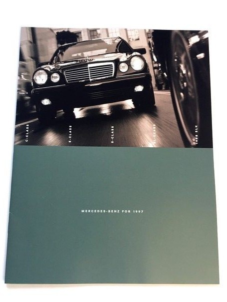 1997 Mercedes Benz 22-page Sales Brochure Catalog SLK230 C36 AMG