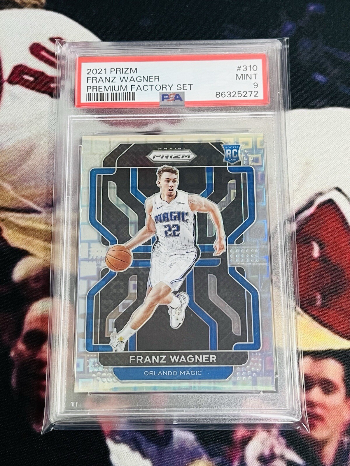 2021-22 Panini Prizm Franz Wagner Premium Factory Set /150 PSA 9 Mint #310