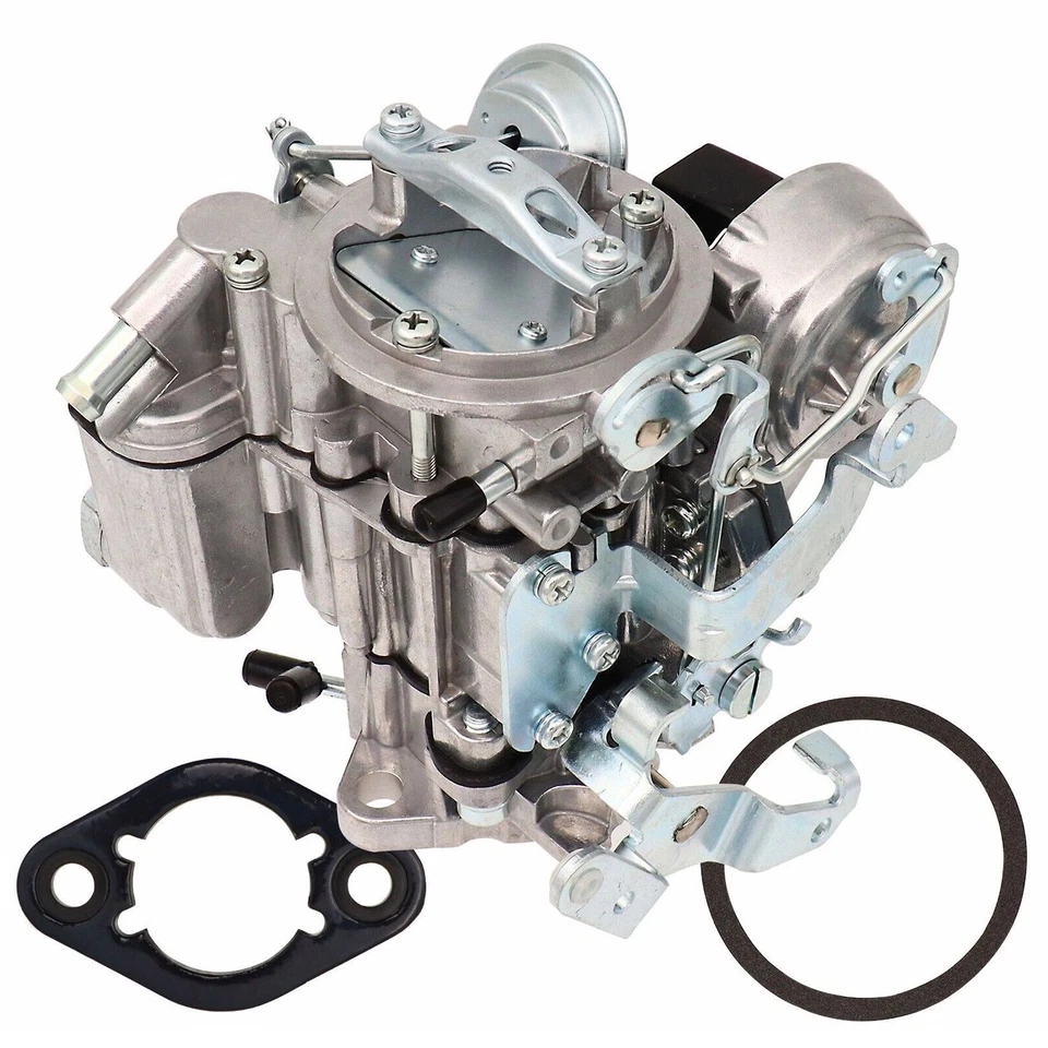 1 BBL Rochester para Chevy y GMC 250 y 292 con estrangulador 213 carburador C10 1970-74 230 Foto 3 de 4