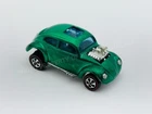 Hot Wheels Redline CUSTOM VOLKSWAGEN BUG Green HK Tan Interior Very Nice !!!
