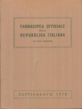 FARMACOPEA UFFICIALE DELLA REPUBBLICA ITALIANA SUPPLEMENTO 1978  AA.VV.