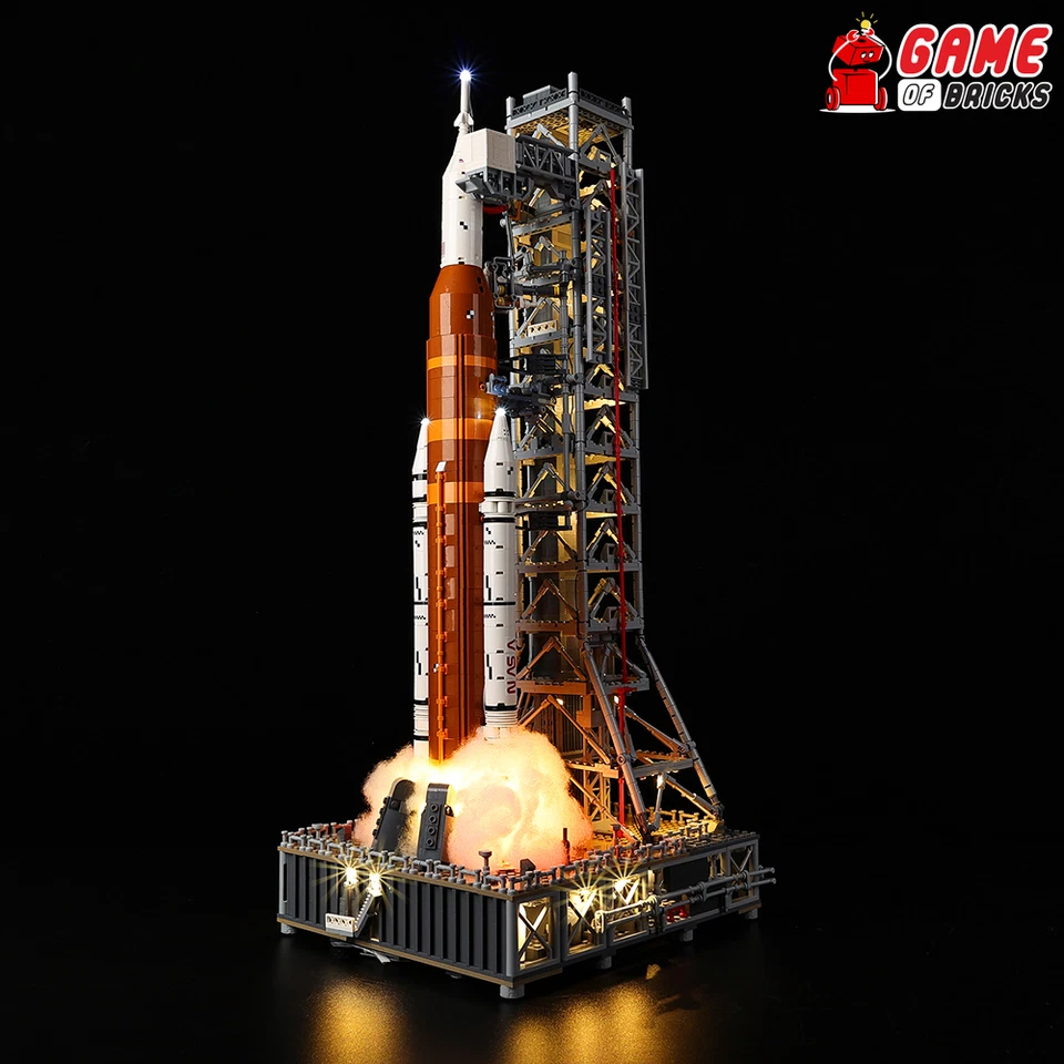 Kit de luz LED para LEGO® NASA Artemis Space Launch System 10341 (remoto + som) - Imagem 3 de 4