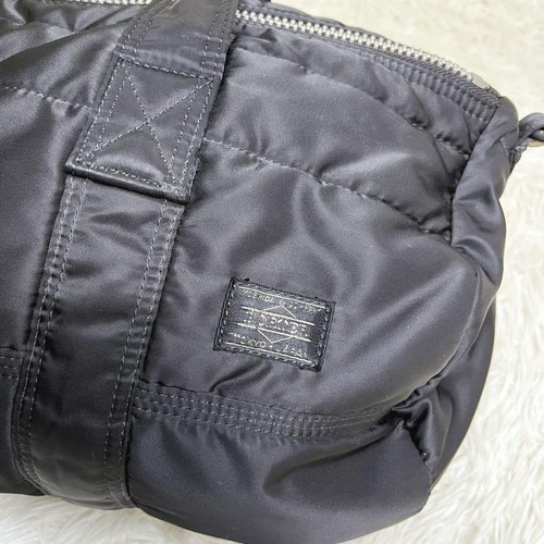 Porter Yoshida & Co Tanker Duffle Bag Boston Bag Black Auth 44 x 25 x 16 cm - Picture 16 of 16