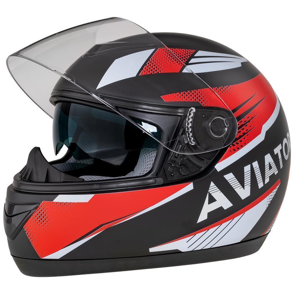Klapphelm Motorrad Integralhelm Mit Sonnenblende - ECE Zertifiziert M(57-58cm)