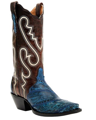 Dan Post Women's Exotic Ostrich Leg Western Boot - Snip Toe - DPS829
