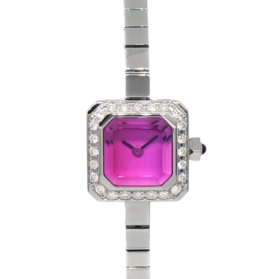Corum Sugar Cube Ref.137.424.47 Quartz Watch SS Diamond  display picture 3