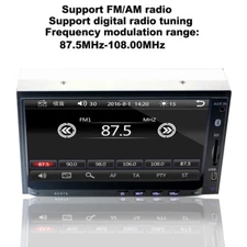 Double Din Touch Screen Bluetooth Car Stereo Radio MP5 Player FM/AM/RDS HD Audio